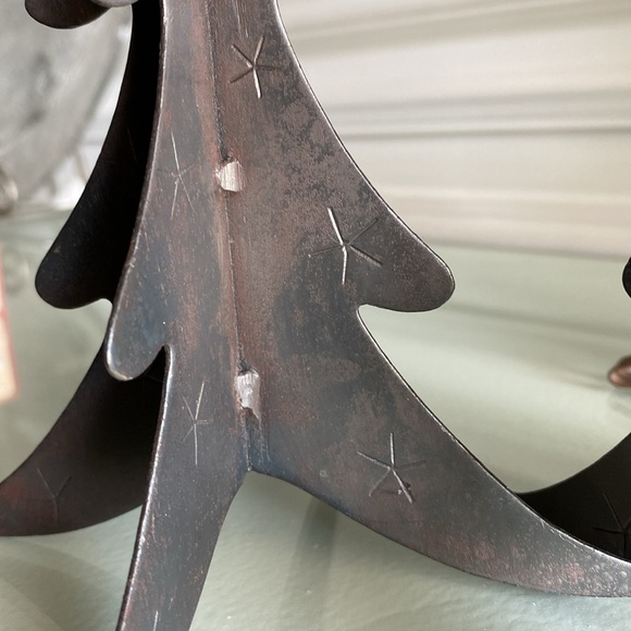 Pier 1 Holiday Reindeer & Iron Trees Tablescaping Mantel Decor - Picture 6 of 11